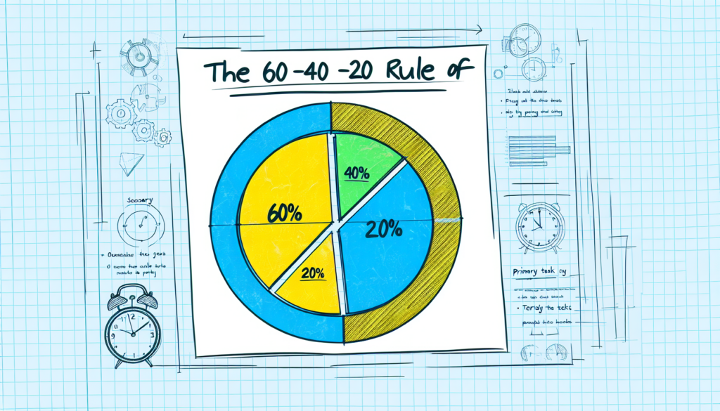 guia para seguir la regla de productividad 60 40 20